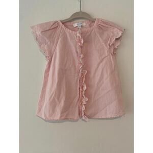 Jacadi Pink Button Up Shirt Brand New